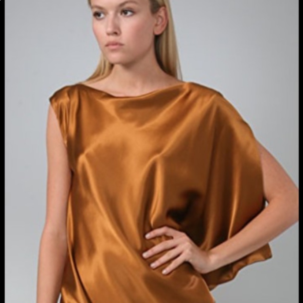 Ports 1961 Asymmetrical Silk Dress - Picture 3 of 5